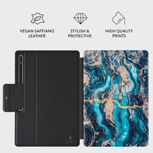 Mystic River - Blue Marble Samsung Galaxy Tab S9 Ultra Case 2