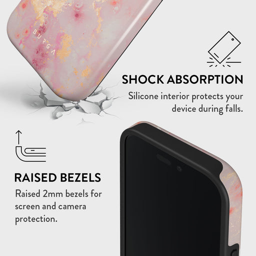 Golden Coral - Pink iPhone 16 Case 4