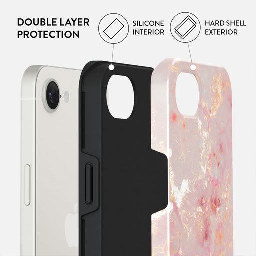 Golden Coral - Pink iPhone 16e Case 2