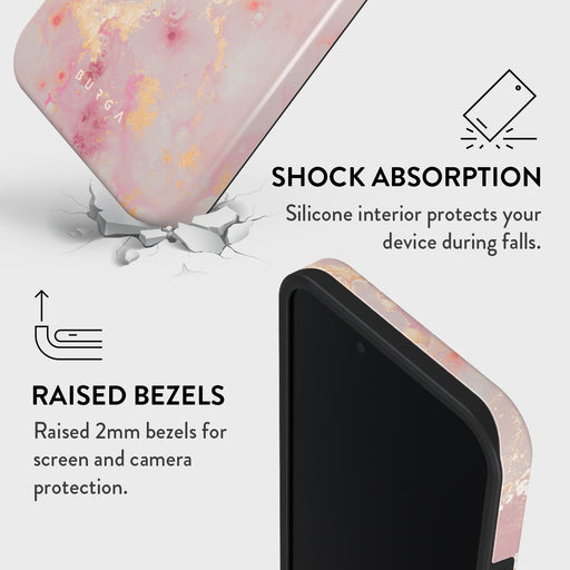 Golden Coral - Pink iPhone 16e Case 4
