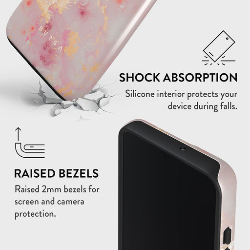 Golden Coral - Pink Samsung Galaxy S22 Plus Case 8
