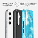 Ocean Waves - Blue Samsung Galaxy A55 Case 2