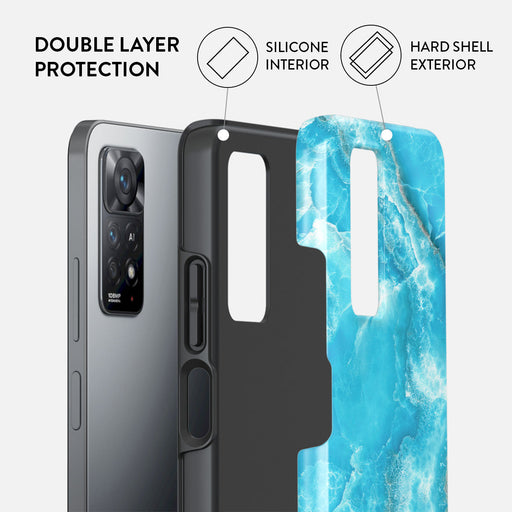 Ocean Waves - Blue Xiaomi Redmi Note 11 Pro+ Case 2