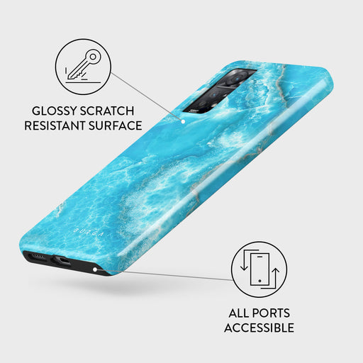 Ocean Waves - Blue Xiaomi Redmi Note 11 Pro+ Case 3