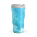 Ocean Waves - Blue Travel Mug 1