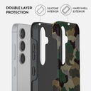 Tropical Green Camo - Samsung Galaxy S24 FE Case 2