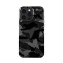 Night Black Camouflage - iPhone 15 Pro Max Case 5