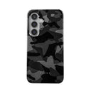 Night Black Camouflage - Samsung Galaxy S24 Case