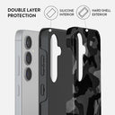 Night Black Camouflage - Samsung Galaxy S24 FE Case 2