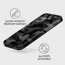 Night Black Camouflage - Samsung Galaxy S24 Case 7