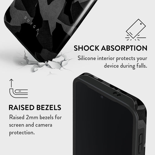 Night Black Camouflage - Samsung Galaxy S24 FE Case 4
