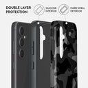Night Black Camouflage - Samsung Galaxy S23 FE Case 2