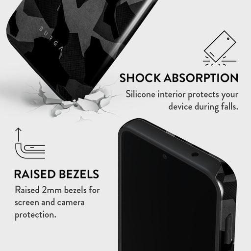Night Black Camouflage - Samsung Galaxy S23 FE Case 4