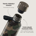 Tropical Green Camo - Water Bottle 4