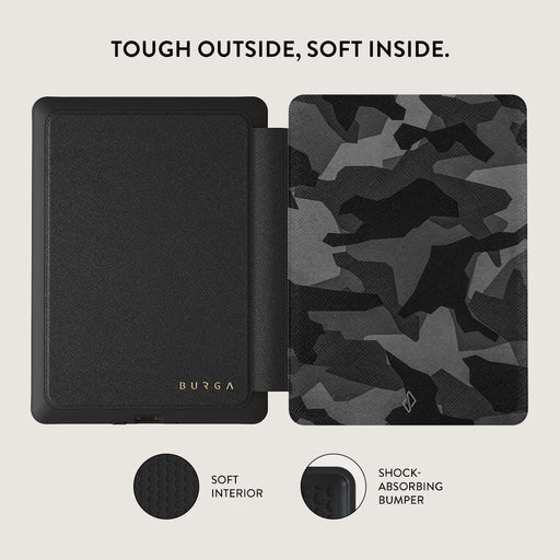 Night Black Camouflage - Kindle Paperwhite (11th Gen) Case 4