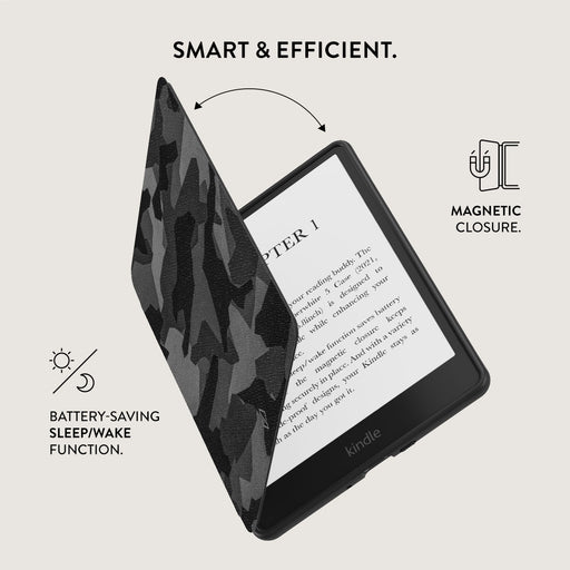 Night Black Camouflage - Kindle Paperwhite (11th Gen) Case 5