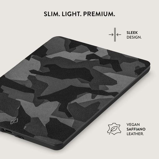 Night Black Camouflage - Kindle Paperwhite (11th Gen) Case 6