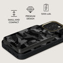 Night Black Camouflage - Magnetic Power Bank 2