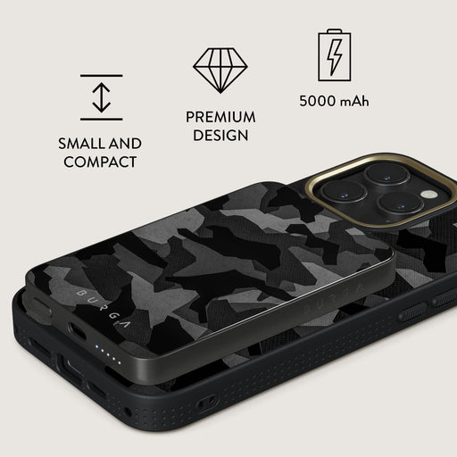 Night Black Camouflage - Magnetic Power Bank 2