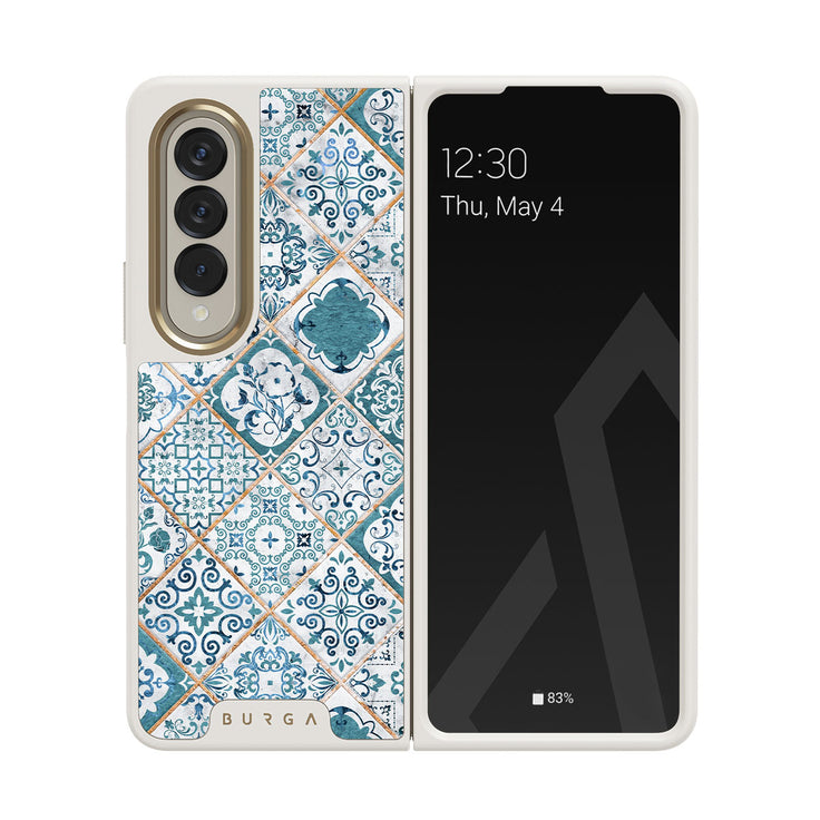 Tropical Oasis - Ornament Samsung Galaxy Z Fold 4 Case