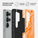 High Vibrations - Color Swirl Samsung Galaxy S25 Ultra Case 2
