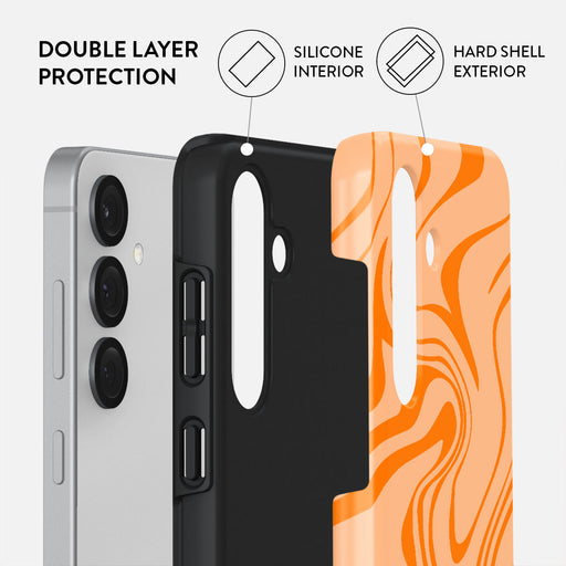 High Vibrations - Color Swirl Samsung Galaxy S25 Plus Case 2