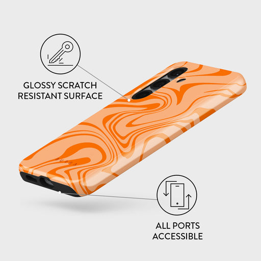 High Vibrations - Color Swirl Samsung Galaxy S25 Plus Case 3