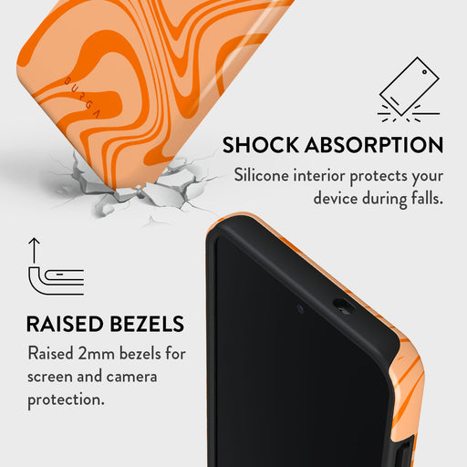 High Vibrations - Color Swirl Samsung Galaxy S25 Plus Case 4