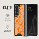 High Vibrations - Color Swirl Samsung Galaxy Z Fold 6 Case 2