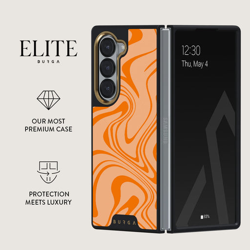 High Vibrations - Color Swirl Samsung Galaxy Z Fold 6 Case 2
