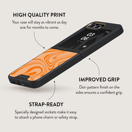 High Vibrations - Color Swirl Samsung Galaxy Z Flip 6 Case 20