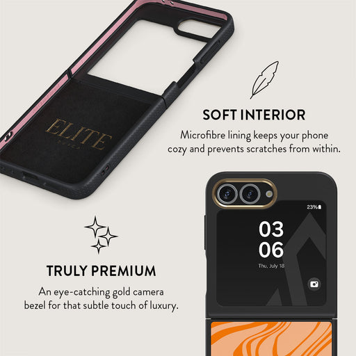 High Vibrations - Color Swirl Samsung Galaxy Z Flip 6 Case 21