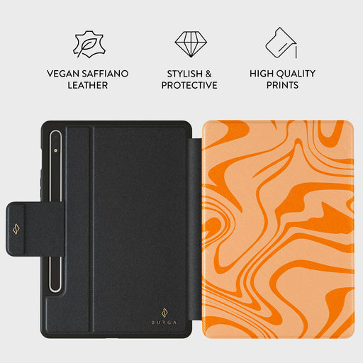 High Vibrations - Color Swirl Samsung Galaxy Tab S9+ Case 2