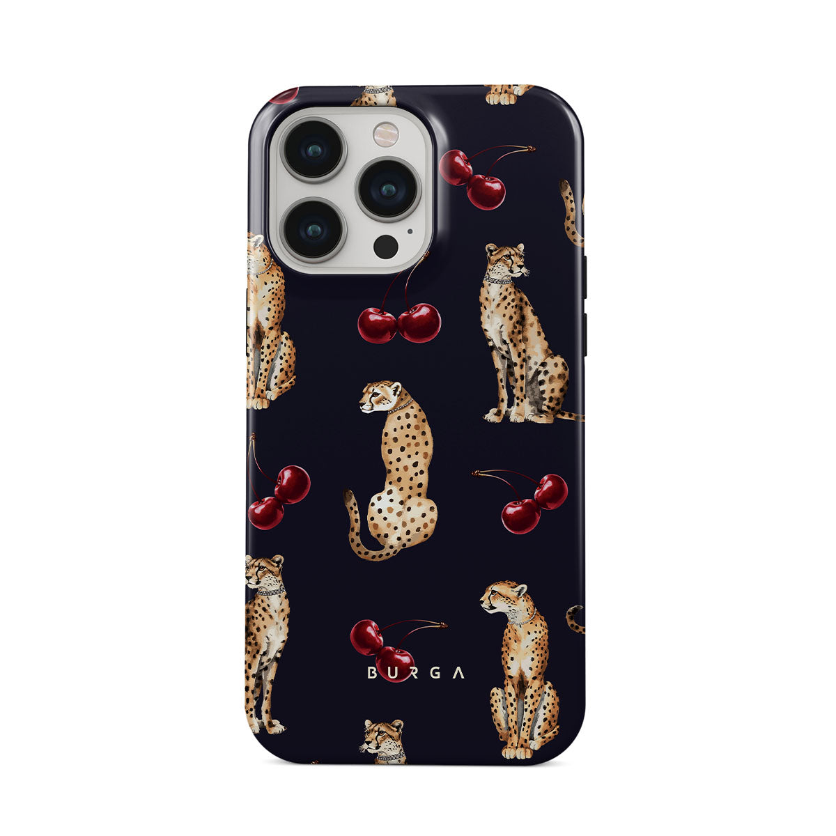 burga 新品 ♡iPhone 14 Pro ヒョウ柄　チェリー　ELITE iPhone 14 Pro Cases | Stylish and Protective - BURGA