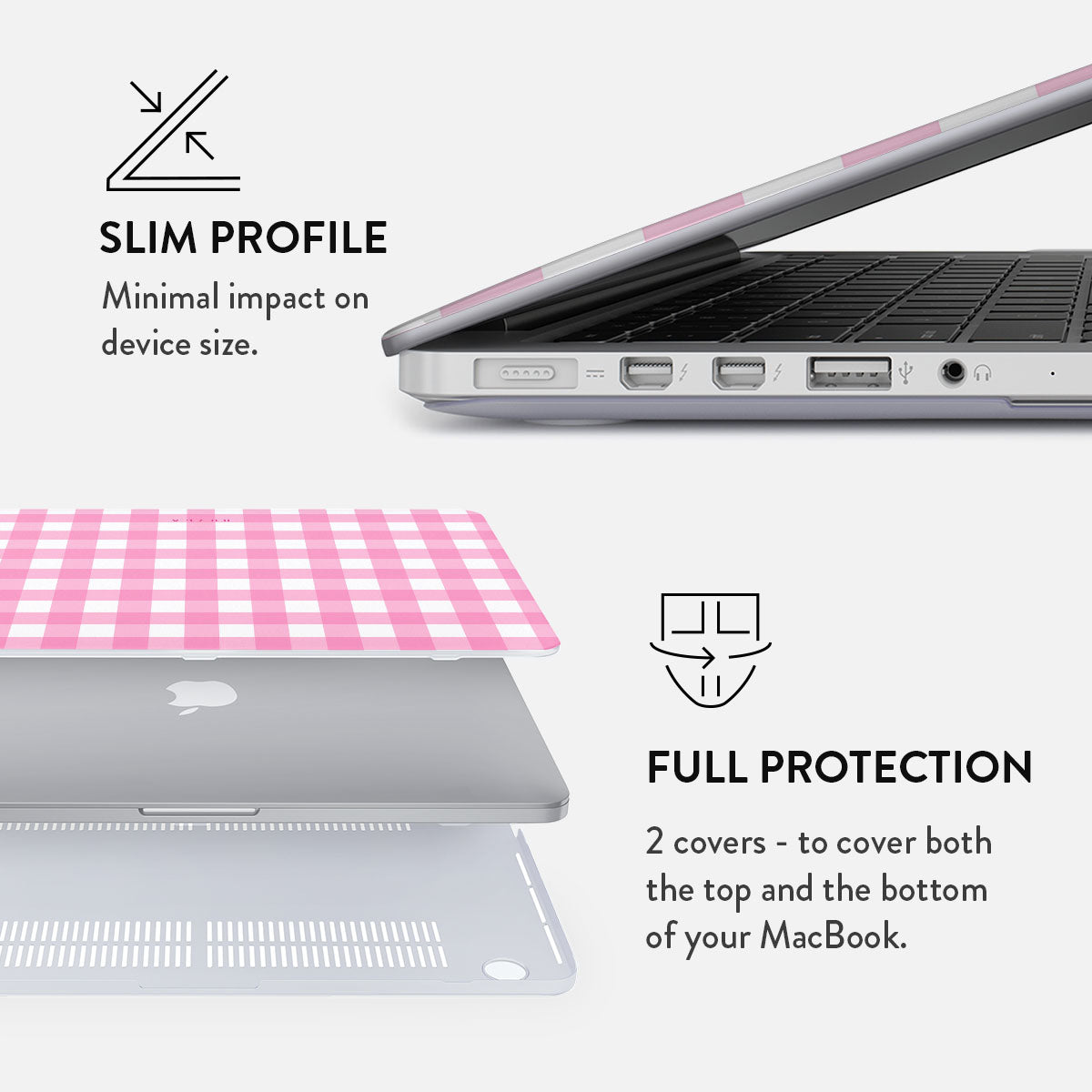 Think Pink Macbook Case