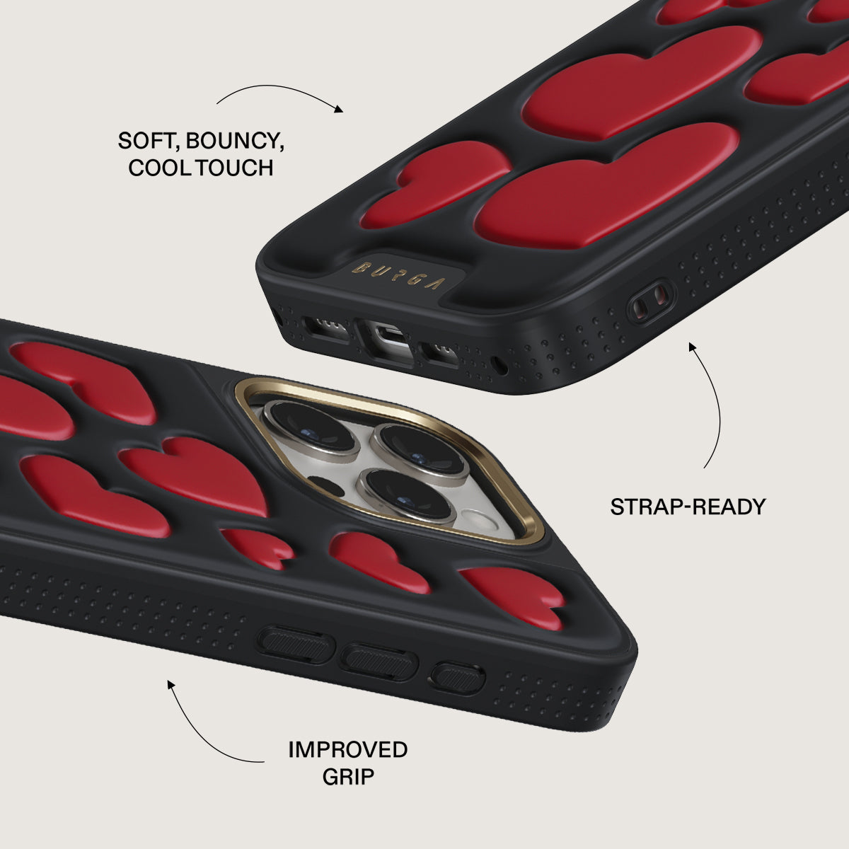 Crush - iPhone 15 Pro Max ケース Crush - iPhone 15 Pro Case | BURGA