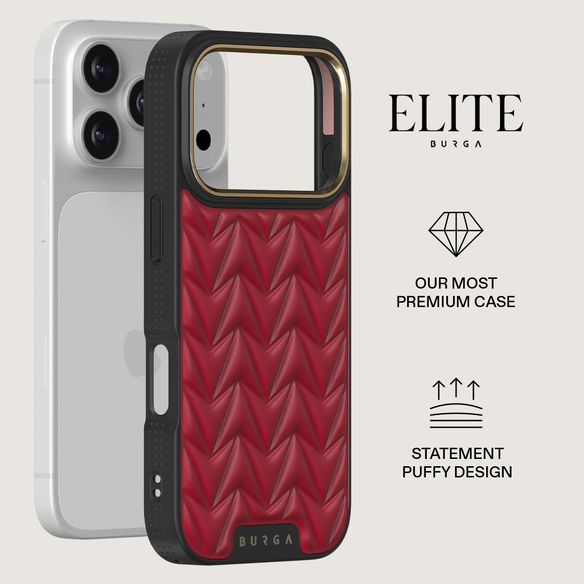 BURGA iPhone17pro ケース Cherry - iPhone 17 Pro Case | BURGA