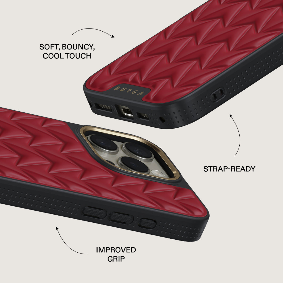 Cherry - iPhone 16 Pro Case | BURGA