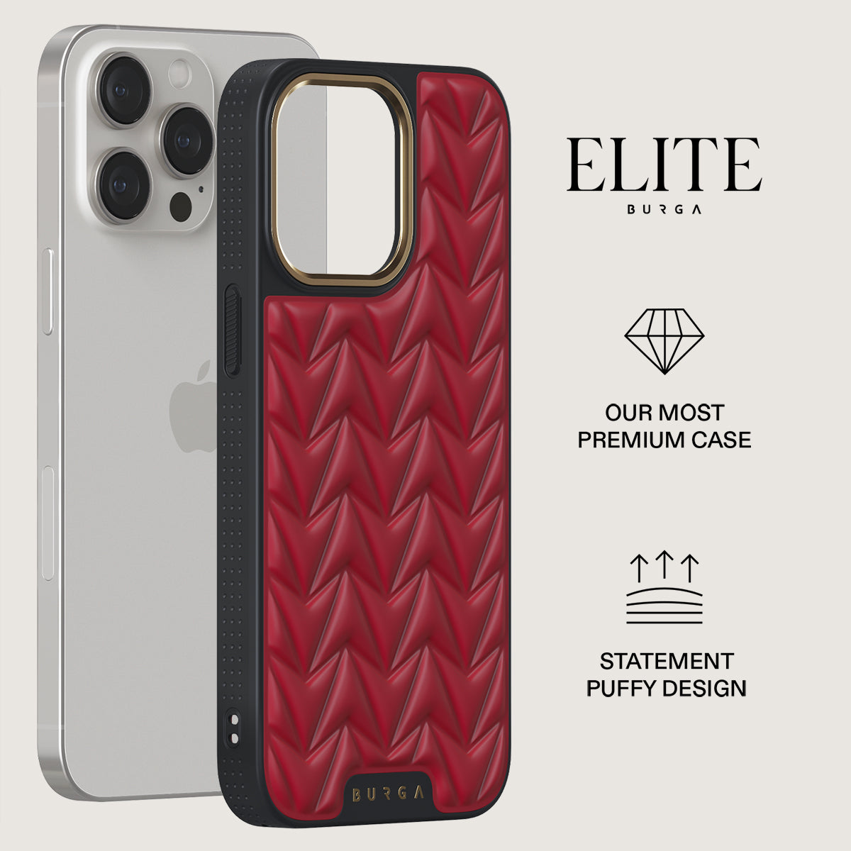 Cherry - iPhone 15 Pro Case | BURGA