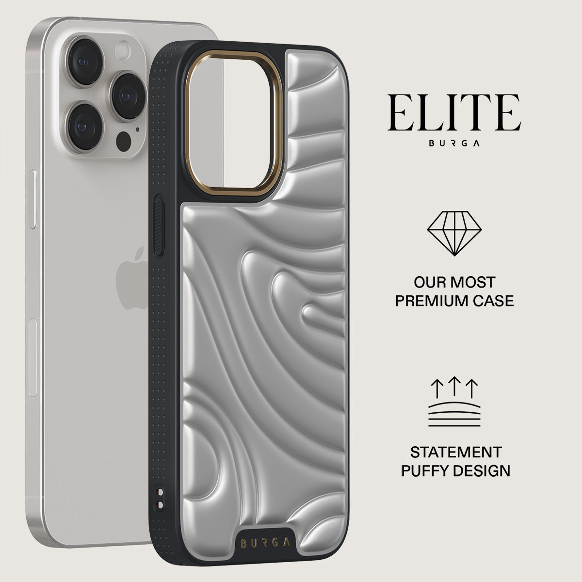 Chrome - iPhone 15 Pro Case | BURGA