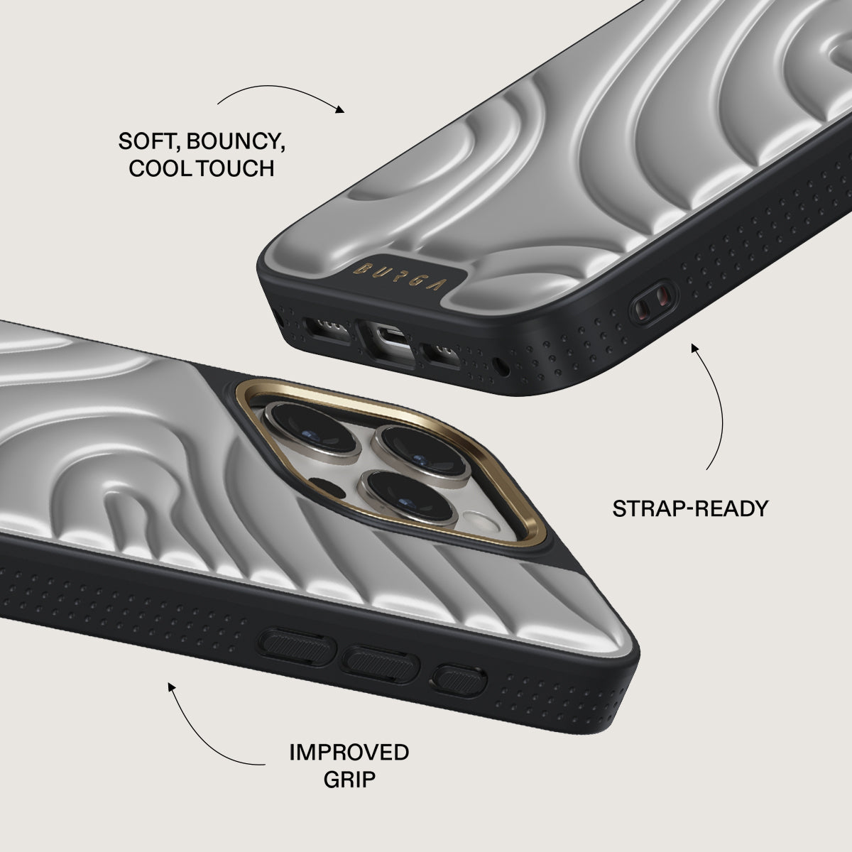 Chrome - iPhone 15 Pro Case | BURGA