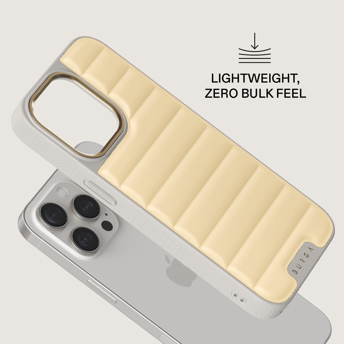 BURGA iPhone15pro ケース　Cappuccino Cappuccino - iPhone 15 Pro Case | BURGA
