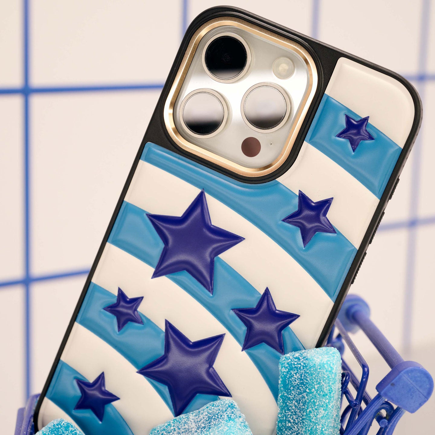 【新品】BURGA ボルドー 星柄 iPhone15proケース 収納袋付き Pop Star - iPhone 15 Pro Case | BURGA