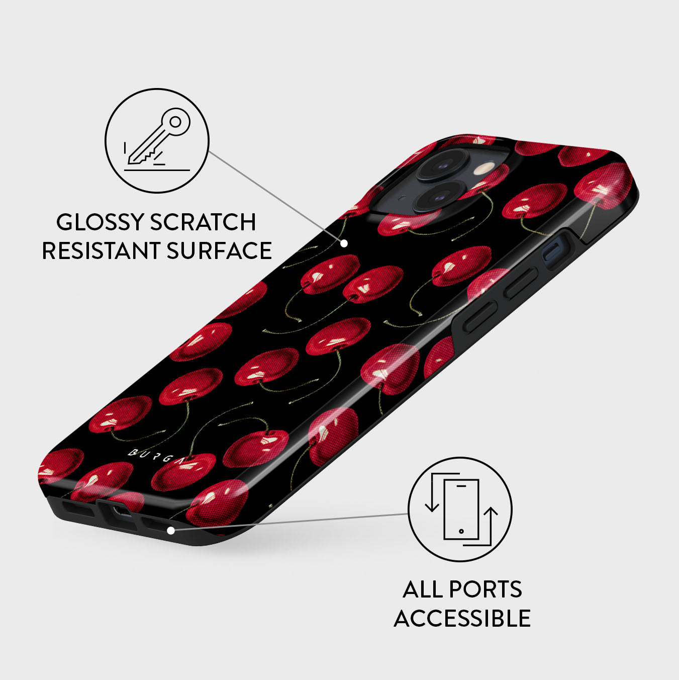 Cherrybomb - iPhone 14 Plus Case | BURGA