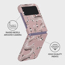 Poolside Glam - Snakes Samsung Galaxy Z Flip 4 Case 3