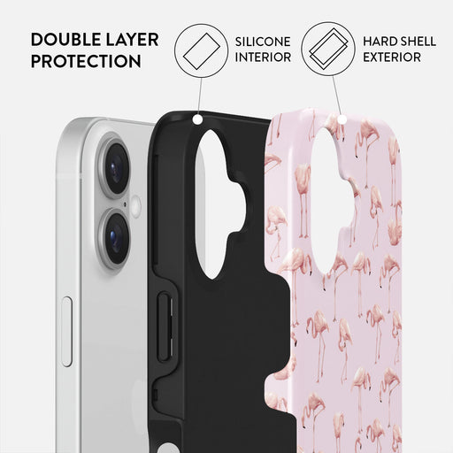 Nostalgic Pink - Flamingos iPhone 16 Case 2