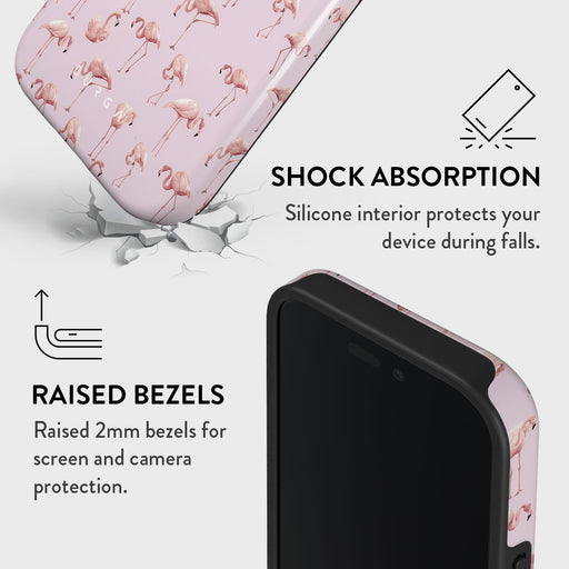 Nostalgic Pink - Flamingos iPhone 16 Case 4