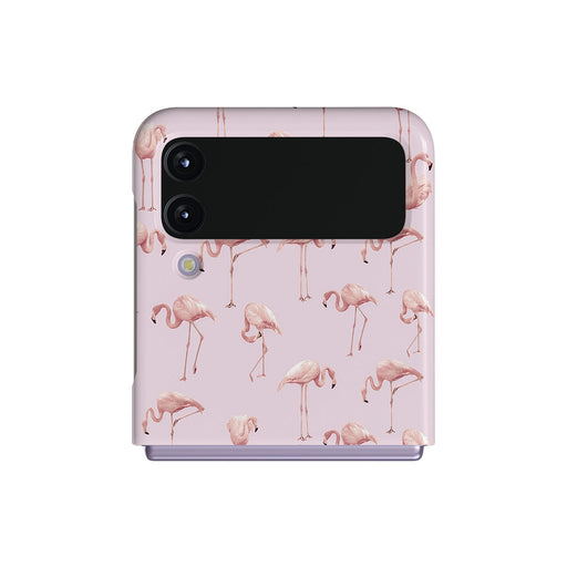 Nostalgic Pink - Flamingos Samsung Galaxy Z Flip 4 Case 1