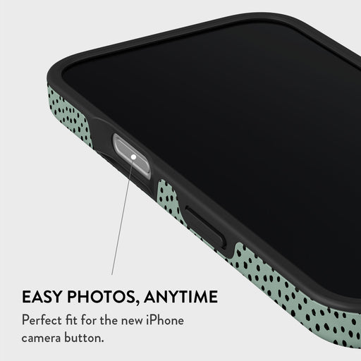 Mint Gelato - Dots iPhone 16 Plus Case 5