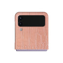 Pink Croco - Samsung Galaxy Z Flip 4 Case 1
